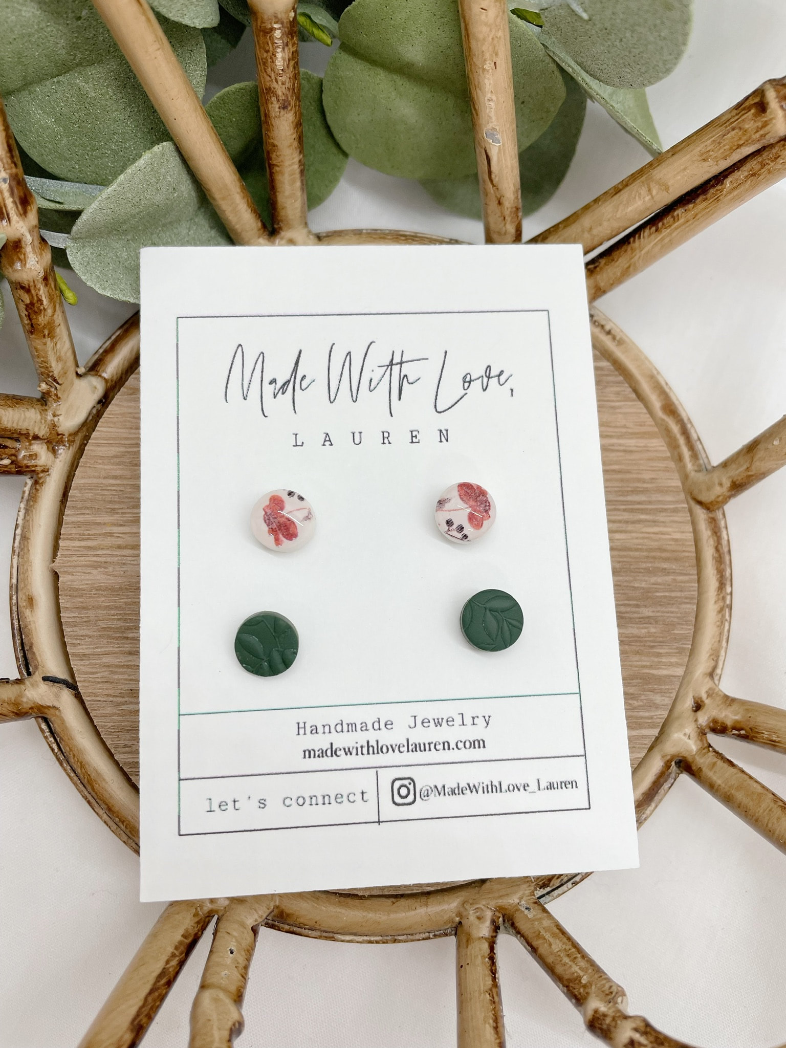 Fall Floral Stud Pack | Made With Love, Lauren